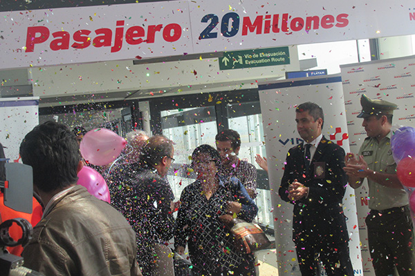 Pasajeros 20 millones